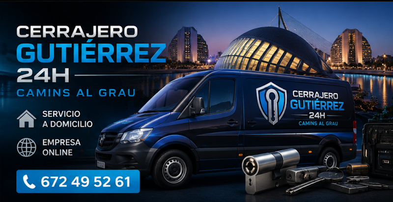Cerrajero Gutiérrez 24h Camins al Grau — Cerrajeros en Valencia